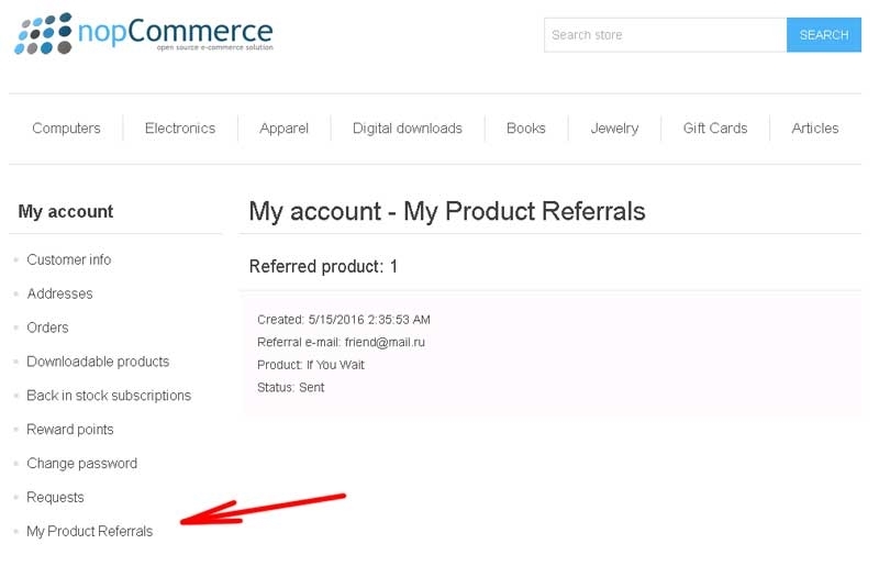 Picture of Product Referral Rewards