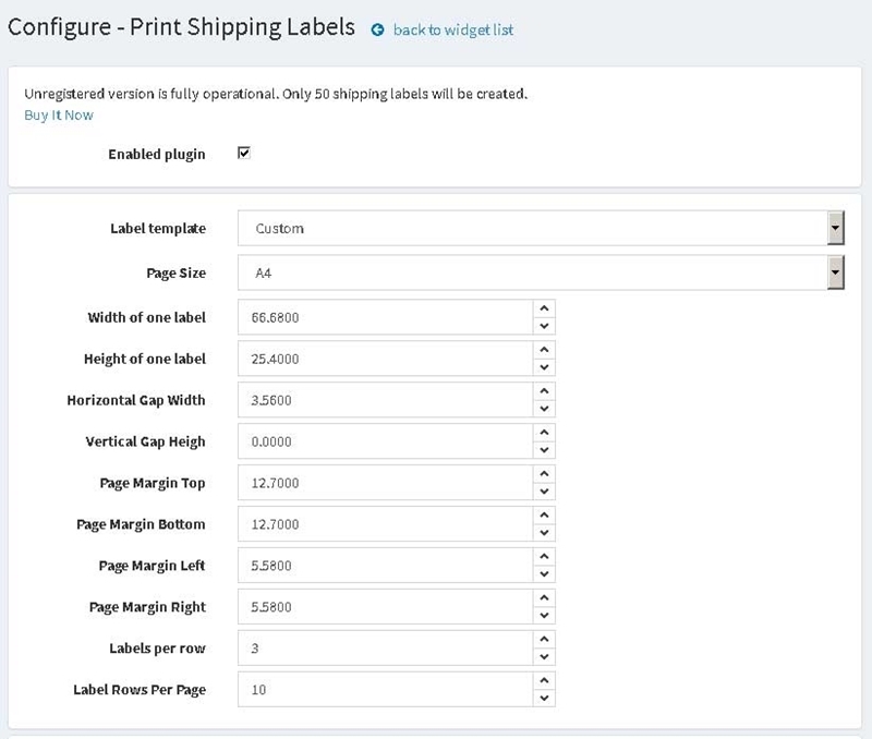 Picture of Print Shipping Labels