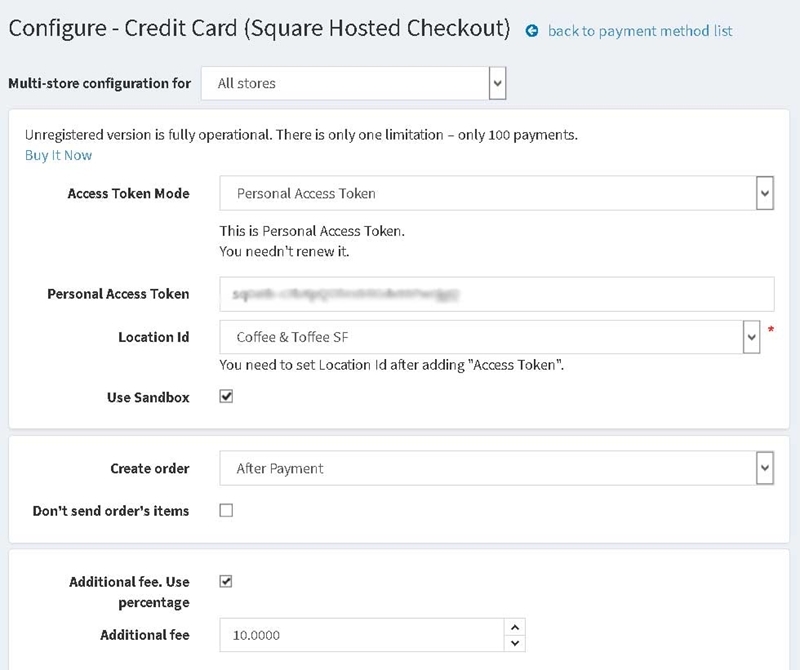 Picture of Square Hosted Checkout