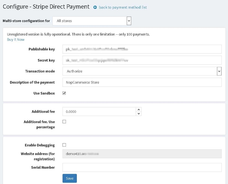 Picture of Stripe Payment Element