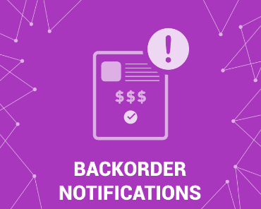 Picture of BackOrder (out of stock) notifications