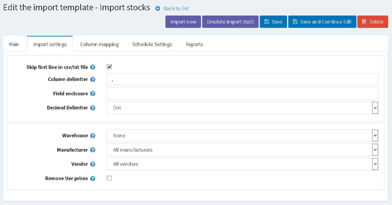 Picture of Automatic Update (prices  and stock quantities)