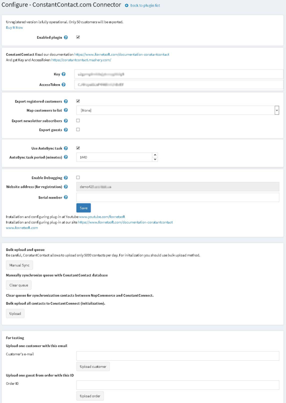 Picture of ConstantContact.com Connector