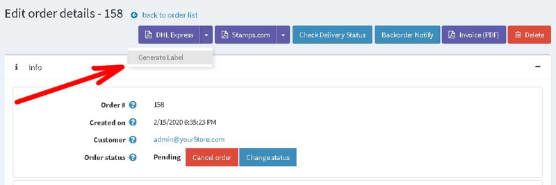 Picture of DHL Connector