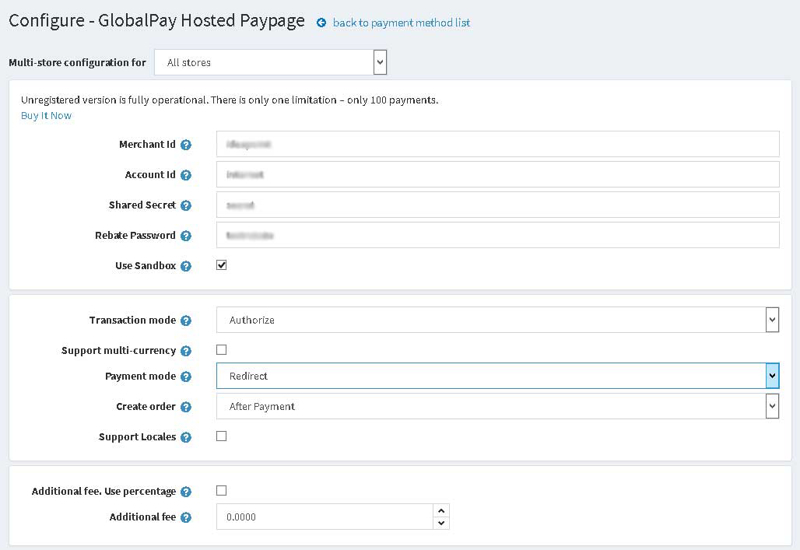 Picture of GlobalPay (GlobalPayments) Hosted Payment Page