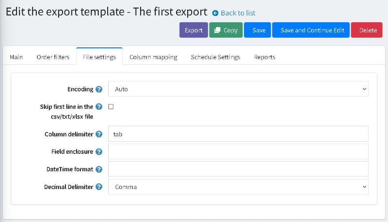Picture of Order Export Manager