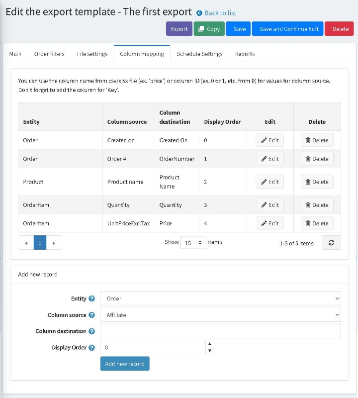 Picture of Order Export Manager