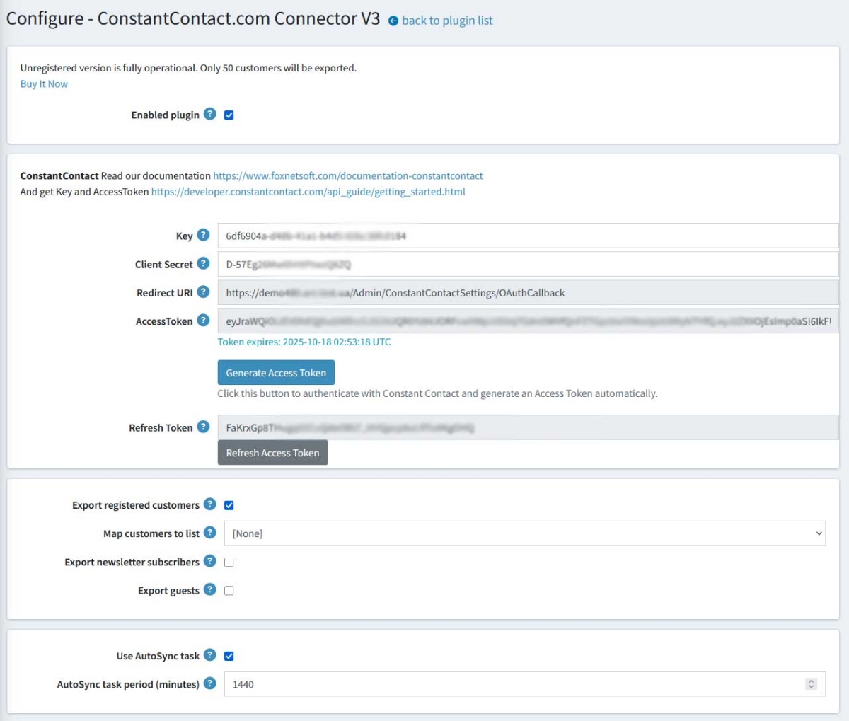 Picture of ConstantContact.com Connector V3