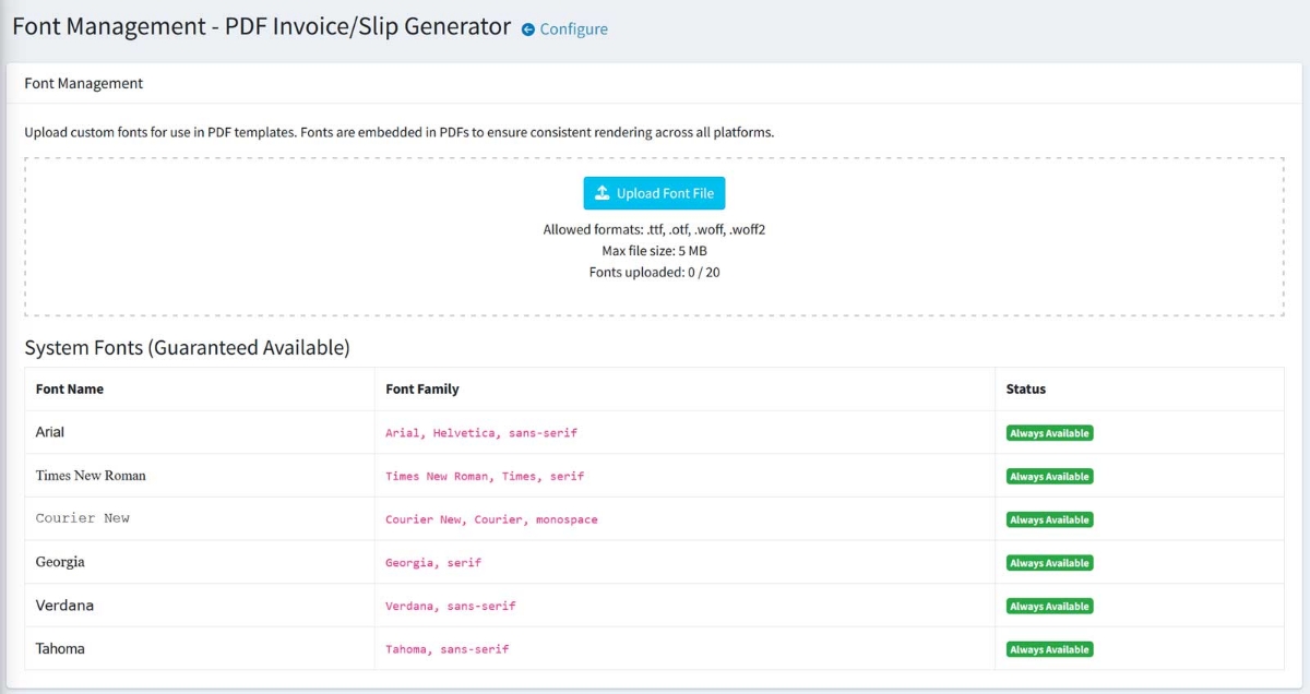 Picture of PDF Invoice Generator